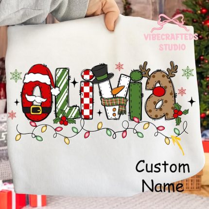 Custom Christmas Name PNG